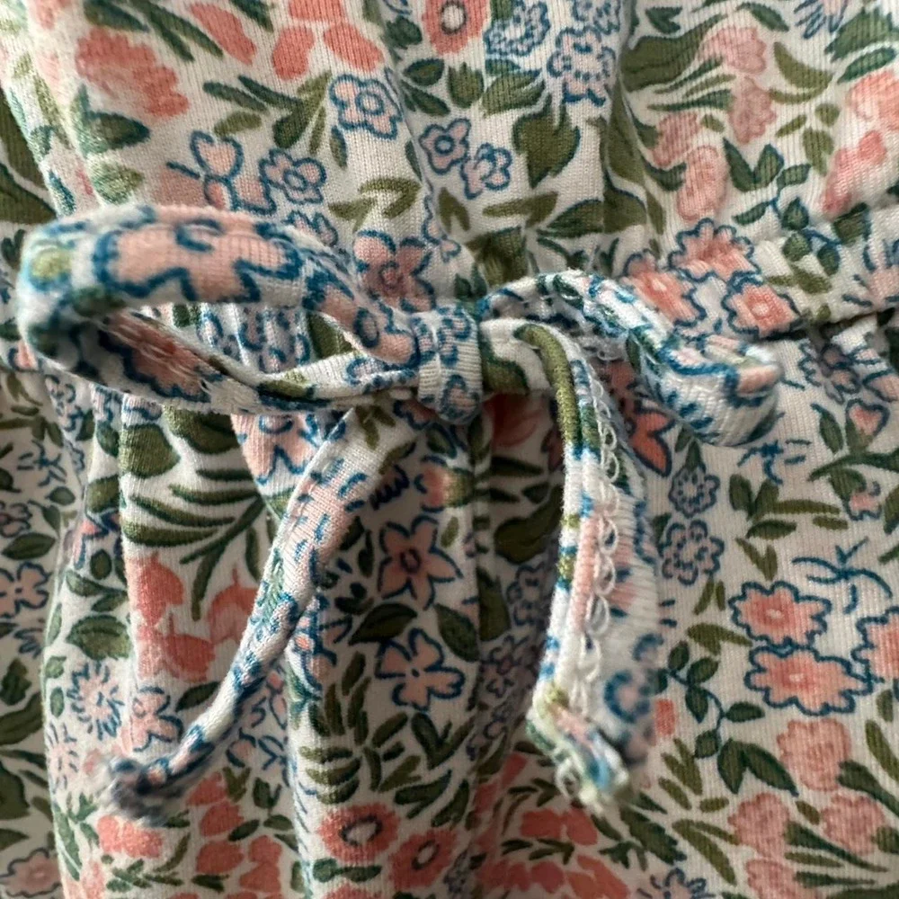 Btween Floral Flutter-Sleeve Romper 🌸🌿✨